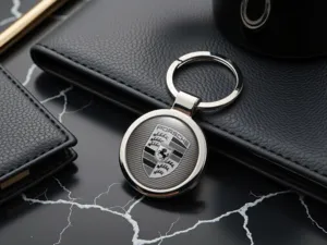 Porsche Porte-clés Homme Style Métallisé Pro